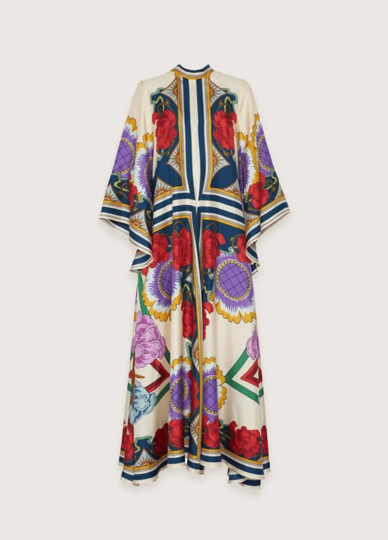 robe kimono style effet satin