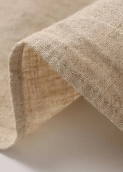 Ensemble kimono coton beige traditionnel | Wabi