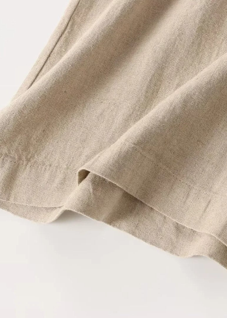 Ensemble kimono coton beige traditionnel | Wabi