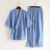 Kimono pyjama bleu femme | Ao
