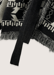 Gilet kimono femme en cachemire | Kuroyami
