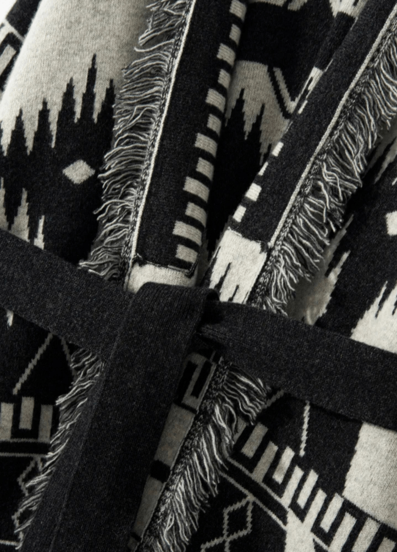 Gilet kimono femme en cachemire | Kuroyami