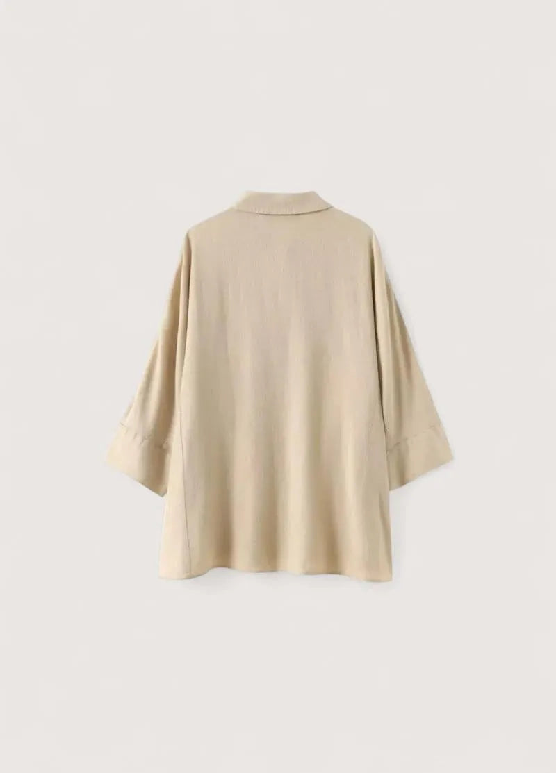 Ensemble kimono coton beige traditionnel - Zen chic-Kimikono