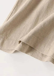 Ensemble kimono coton beige traditionnel - Zen chic-Kimikono