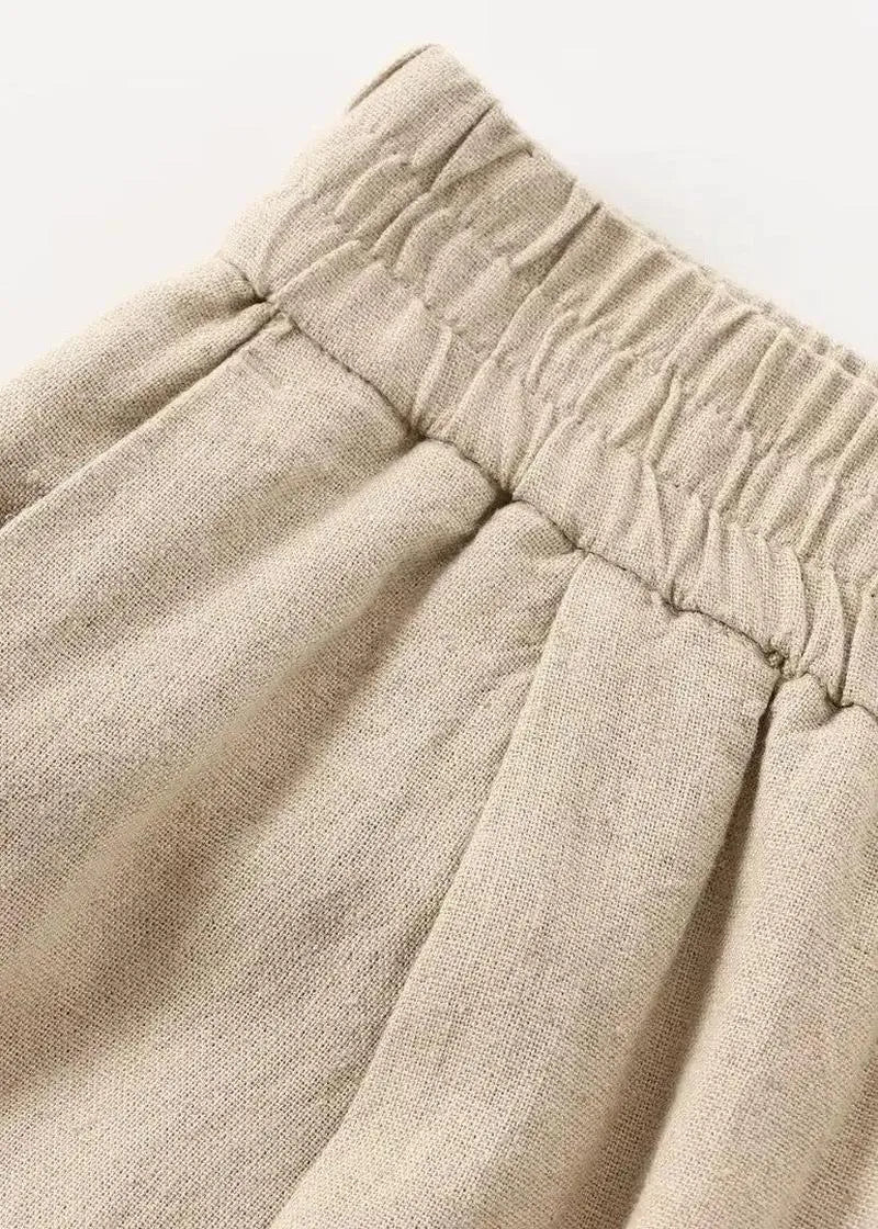 Ensemble kimono coton beige traditionnel - Zen chic-Kimikono