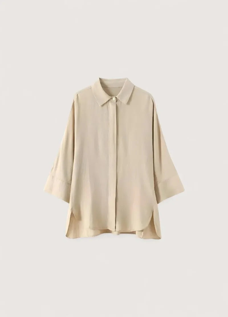 Ensemble kimono coton beige traditionnel - Zen chic-Kimikono