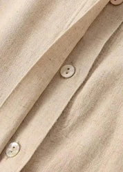 Ensemble kimono coton beige traditionnel - Zen chic-Kimikono