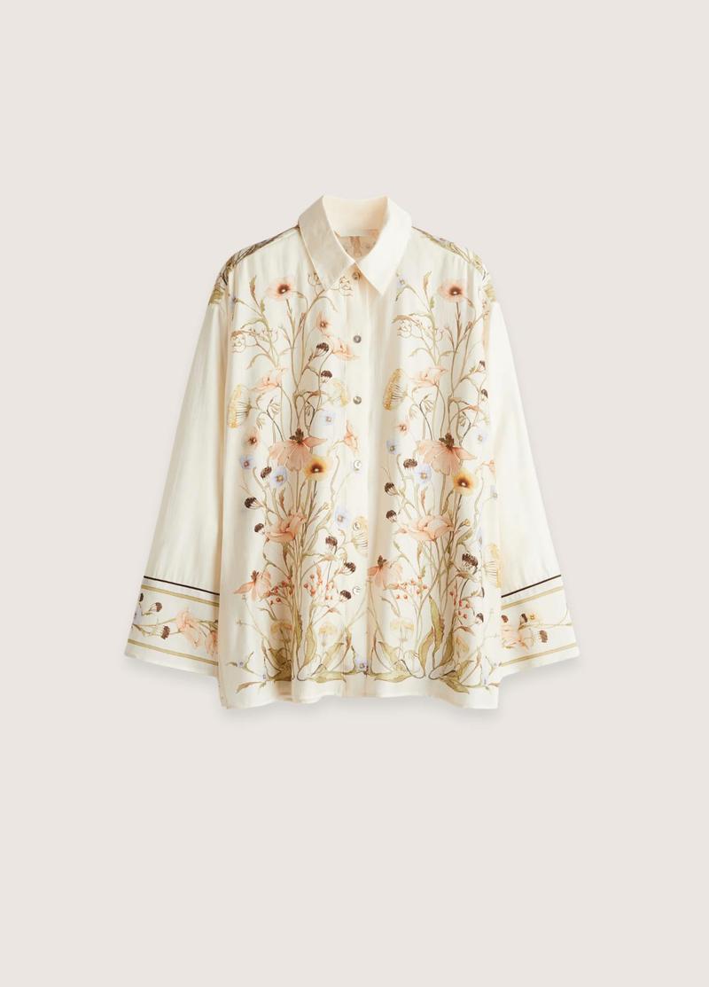 Ensemble kimono court et pantalon - Femme élégante-Kimikono
