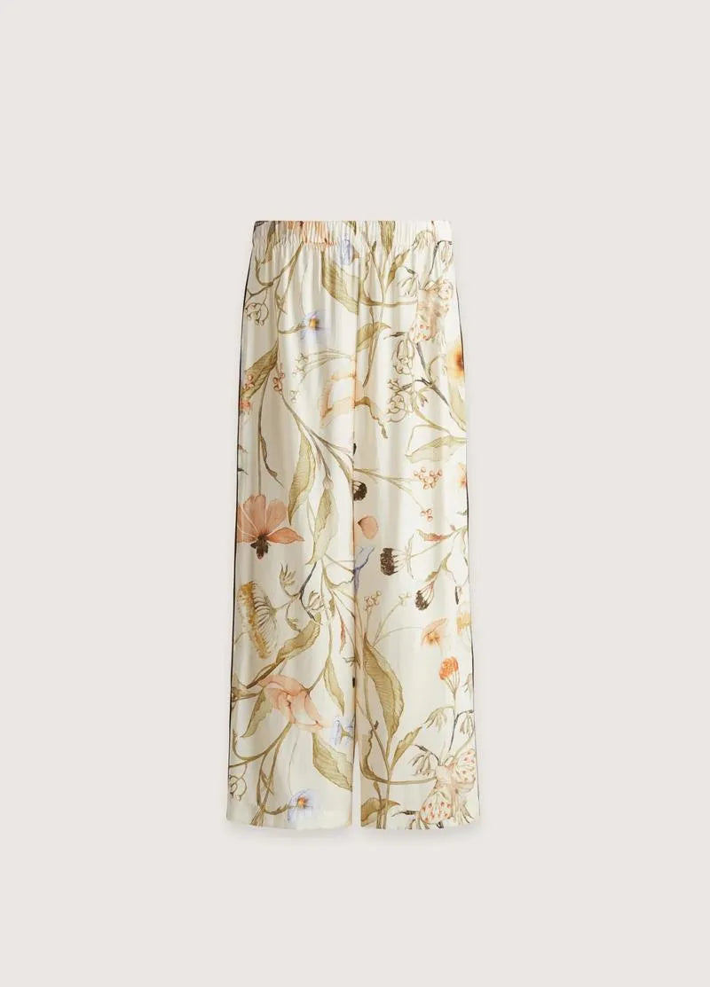 Ensemble pantalon kimono - Fluide beige femme chic-Kimikono