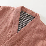 Ensemble pyjama kimono femme rose - Coton doux-Kimikono