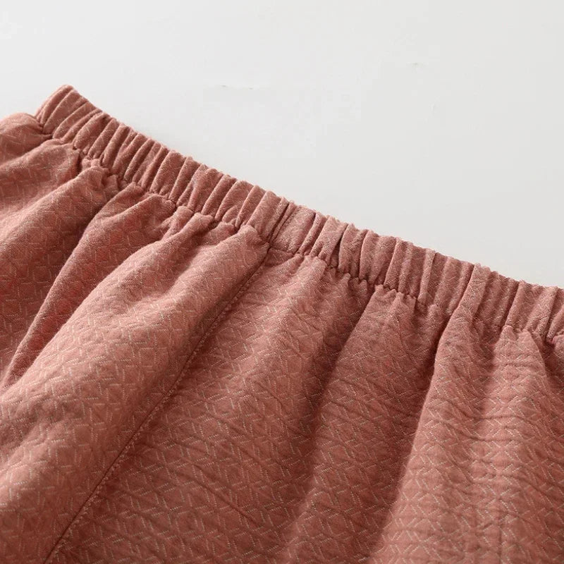 Ensemble pyjama kimono femme rose - Coton doux-Kimikono