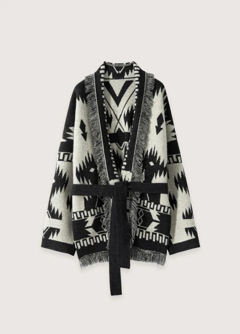 Gilet kimono femme en cachemire - Élégance japonaise-Kimikono