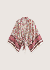 Kimon court fleuri femme | Akari