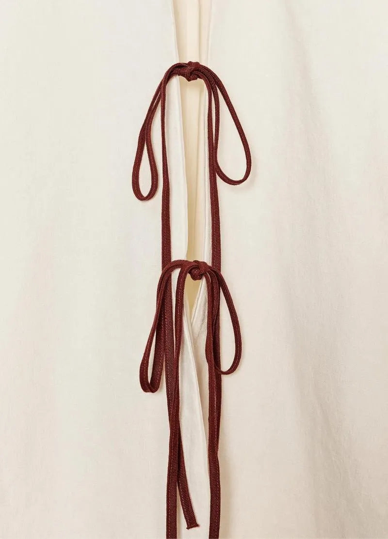 Kimono court beige en lin - Élégance d'été légère-Kimikono