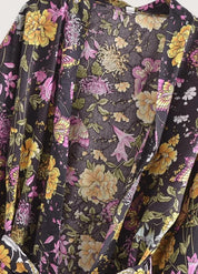 Kimono court bohème vintage - Élégance orientale-Kimikono