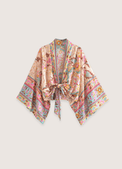 Haut kimono femme bohème court | Yuzu
