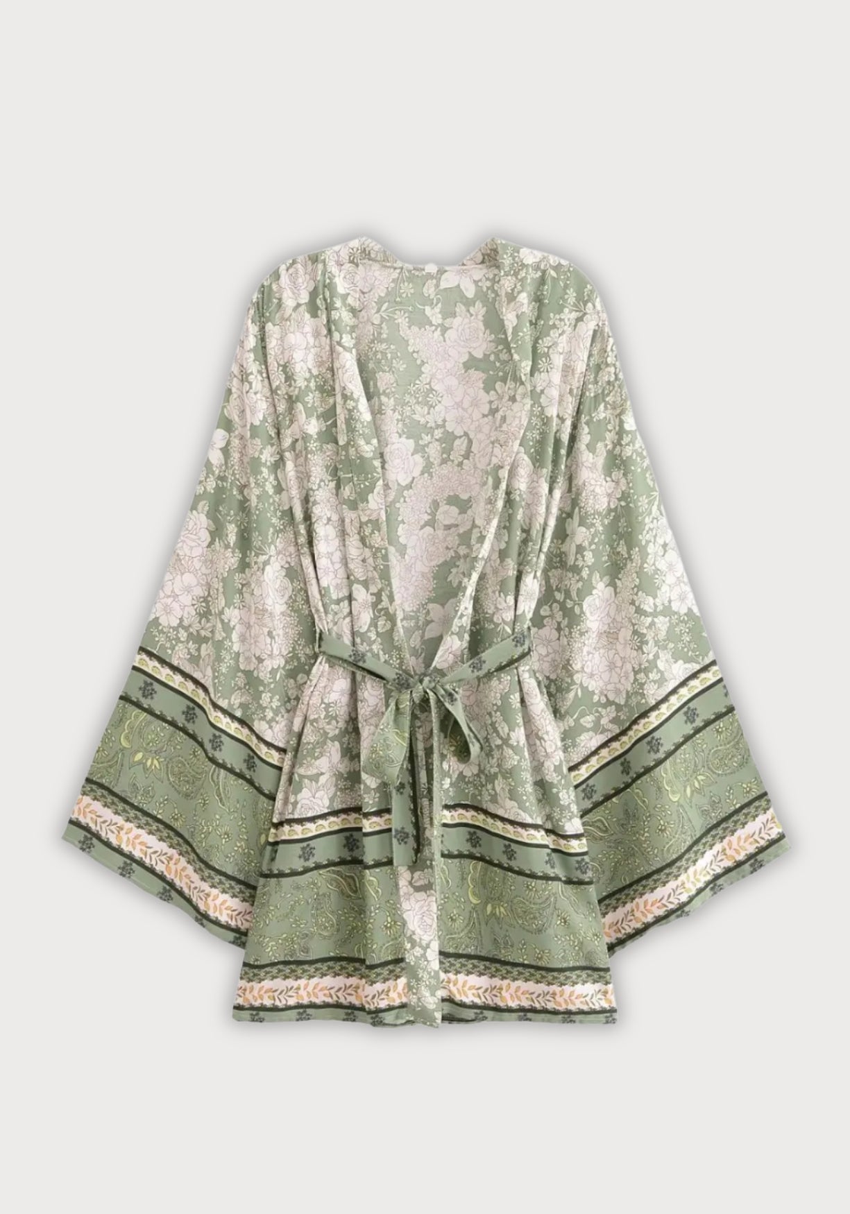 Kimono court | Midōriya Vert sauge / S