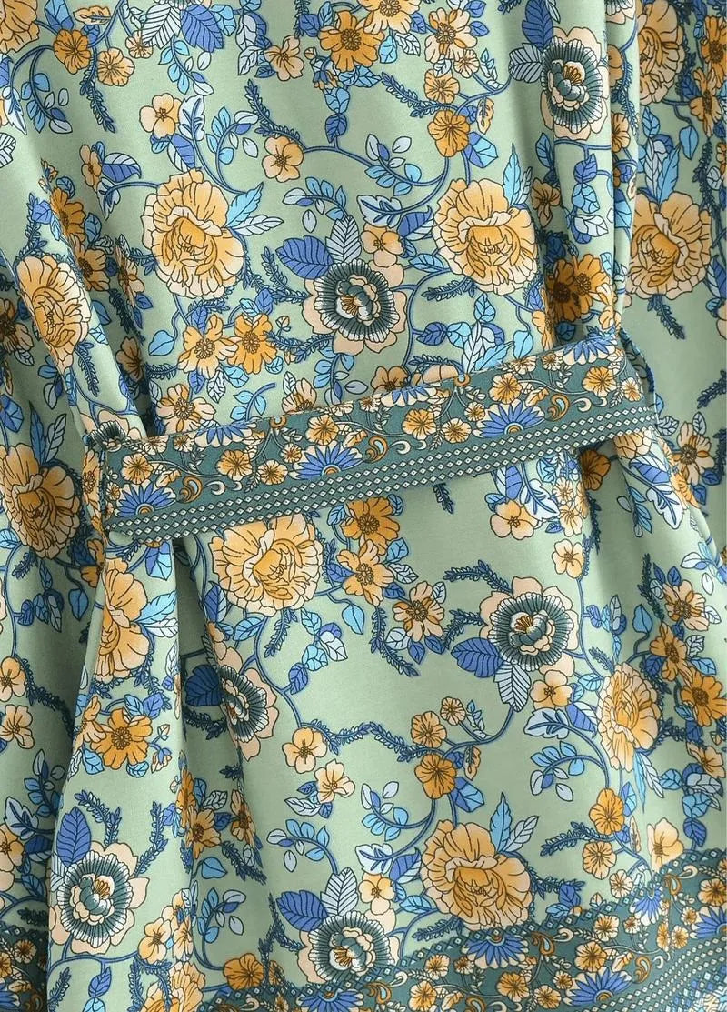 Kimono court plage femme été - Style & confort-Kimikono