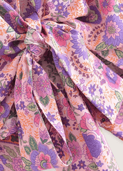 Haut manche kimono court rose | Sakura