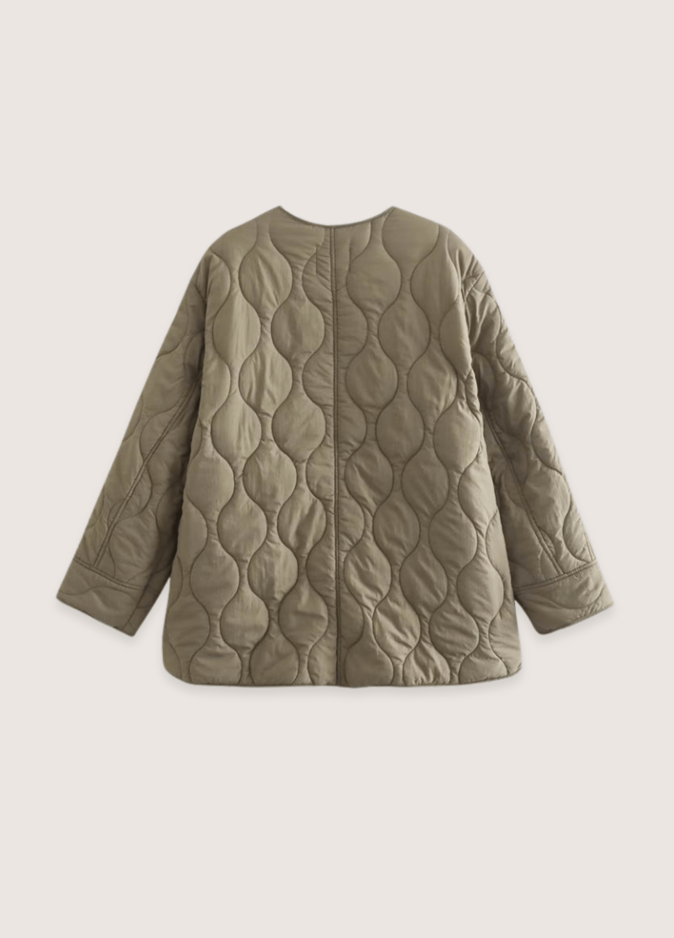 Veste kimono matelassée femme olive | Wakaba