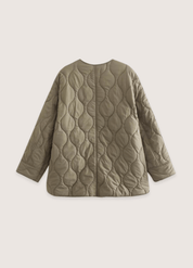 Veste kimono matelassée femme olive | Wakaba