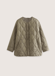 Veste kimono matelassée femme olive | Wakaba