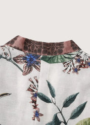 Kimono femme japonais court - Élégance florale-Kimikono