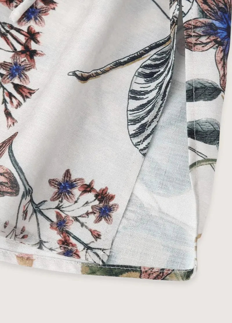 Kimono femme japonais court - Élégance florale-Kimikono