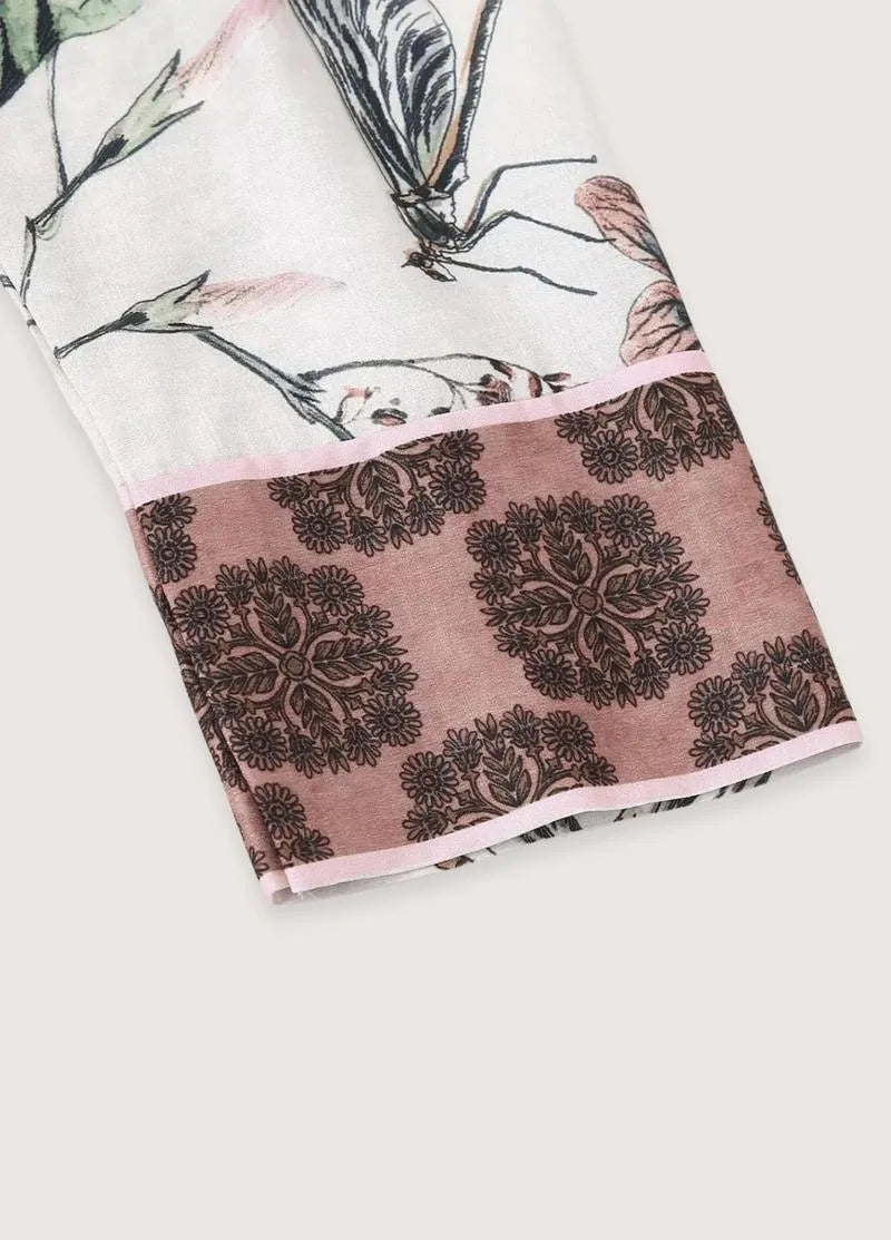 Kimono femme japonais court - Élégance florale-Kimikono