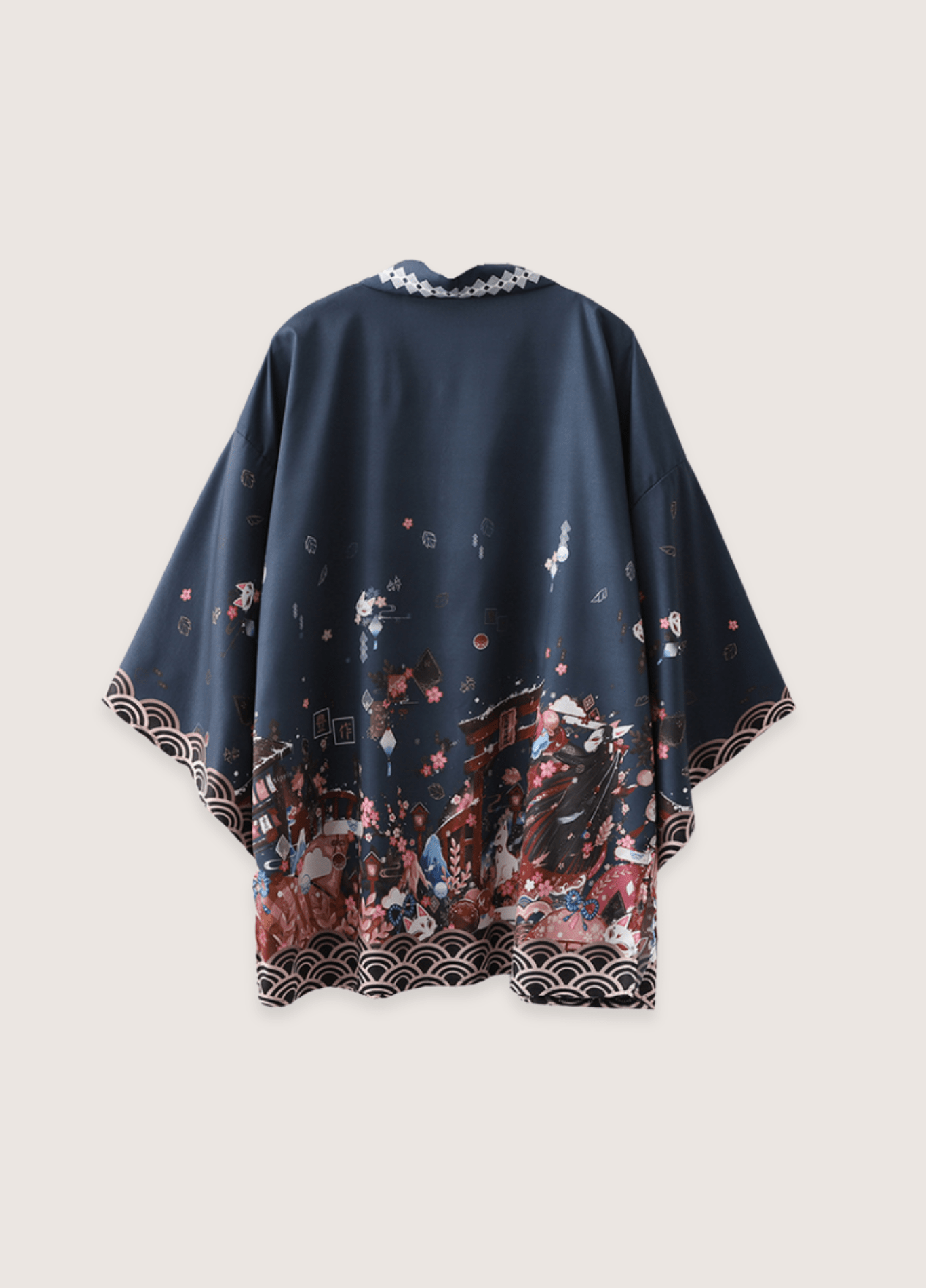 Yukata homme traditionnel bleu | Mori