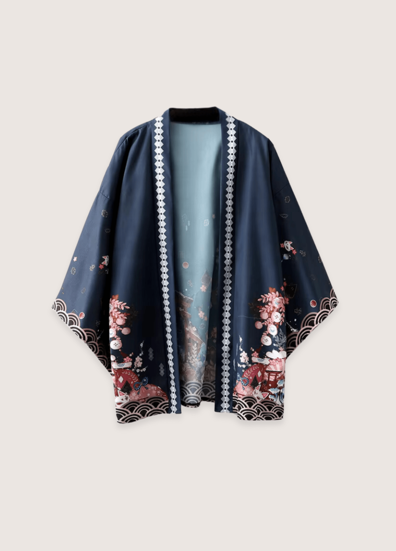 Yukata homme traditionnel bleu | Mori