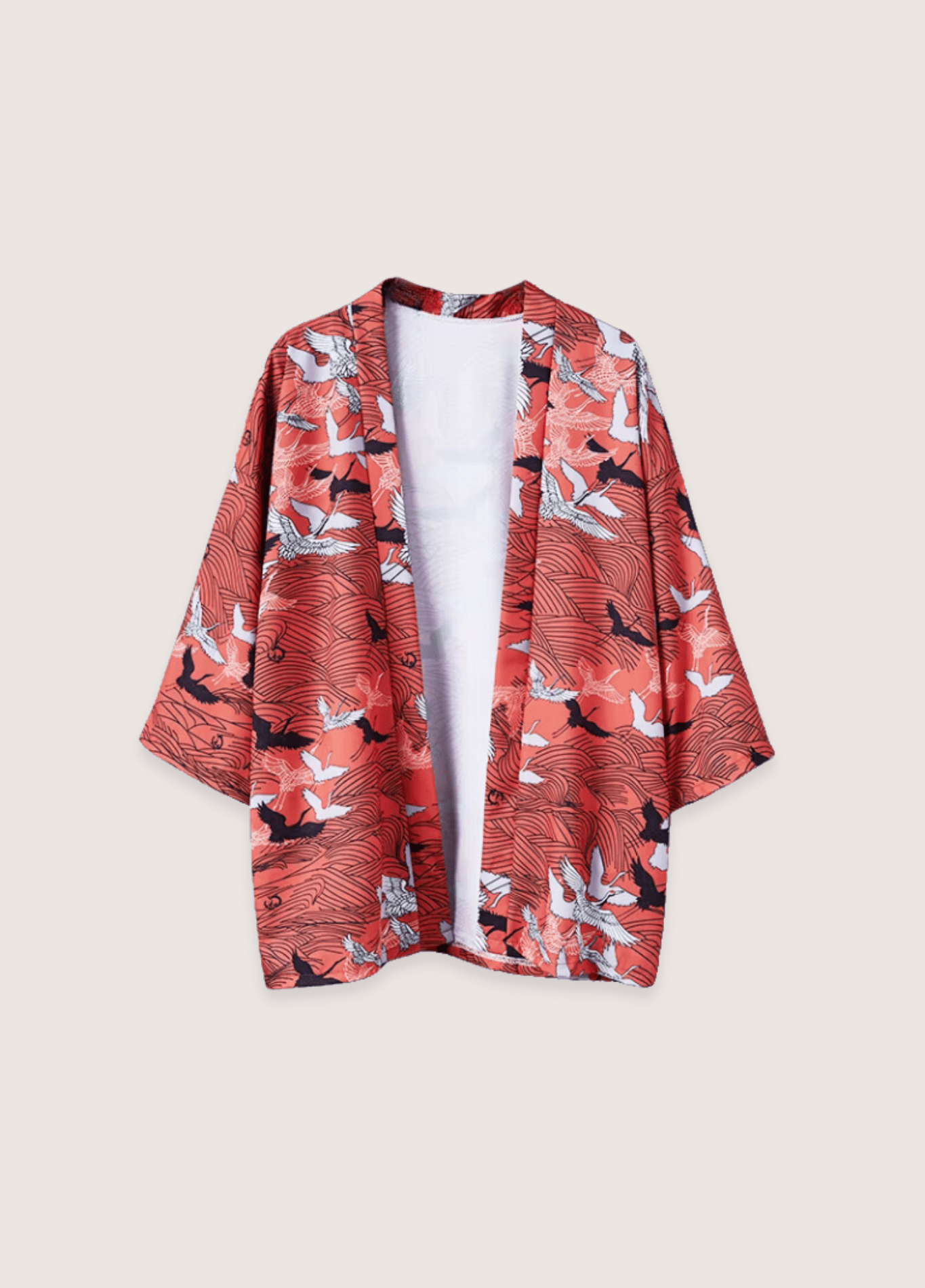 Kimono japonais traditionnel grues | Tsuru