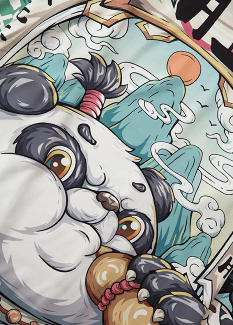Kimono japonais homme panda - Style authentique unique-Kimikono