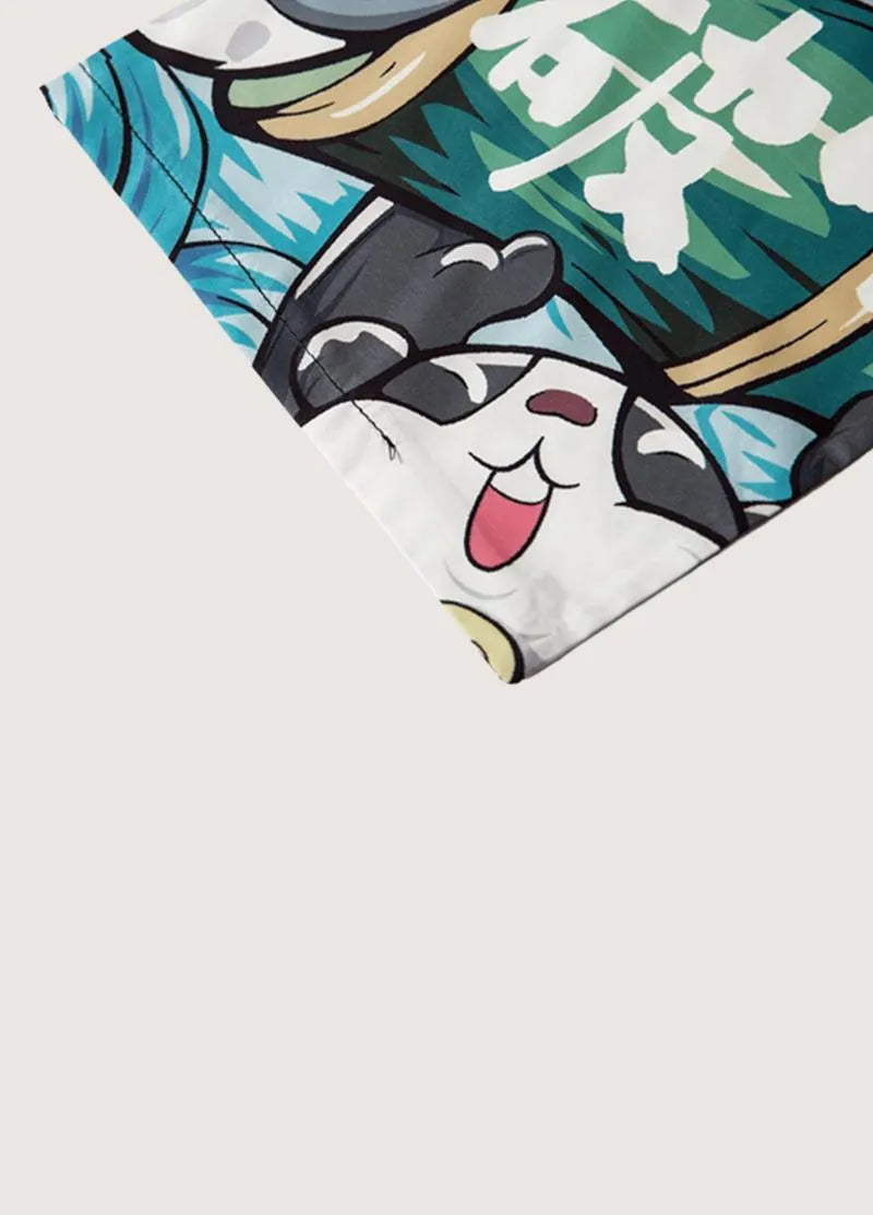 Kimono japonais homme panda - Style authentique unique-Kimikono