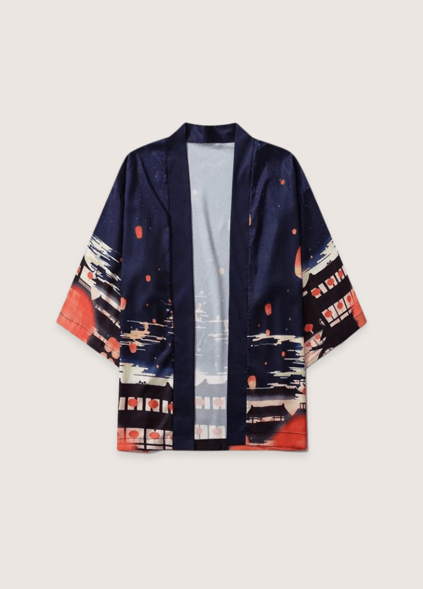 Kimono homme japon lanternes | Chochin