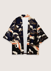Kimono court homme grues | Taka