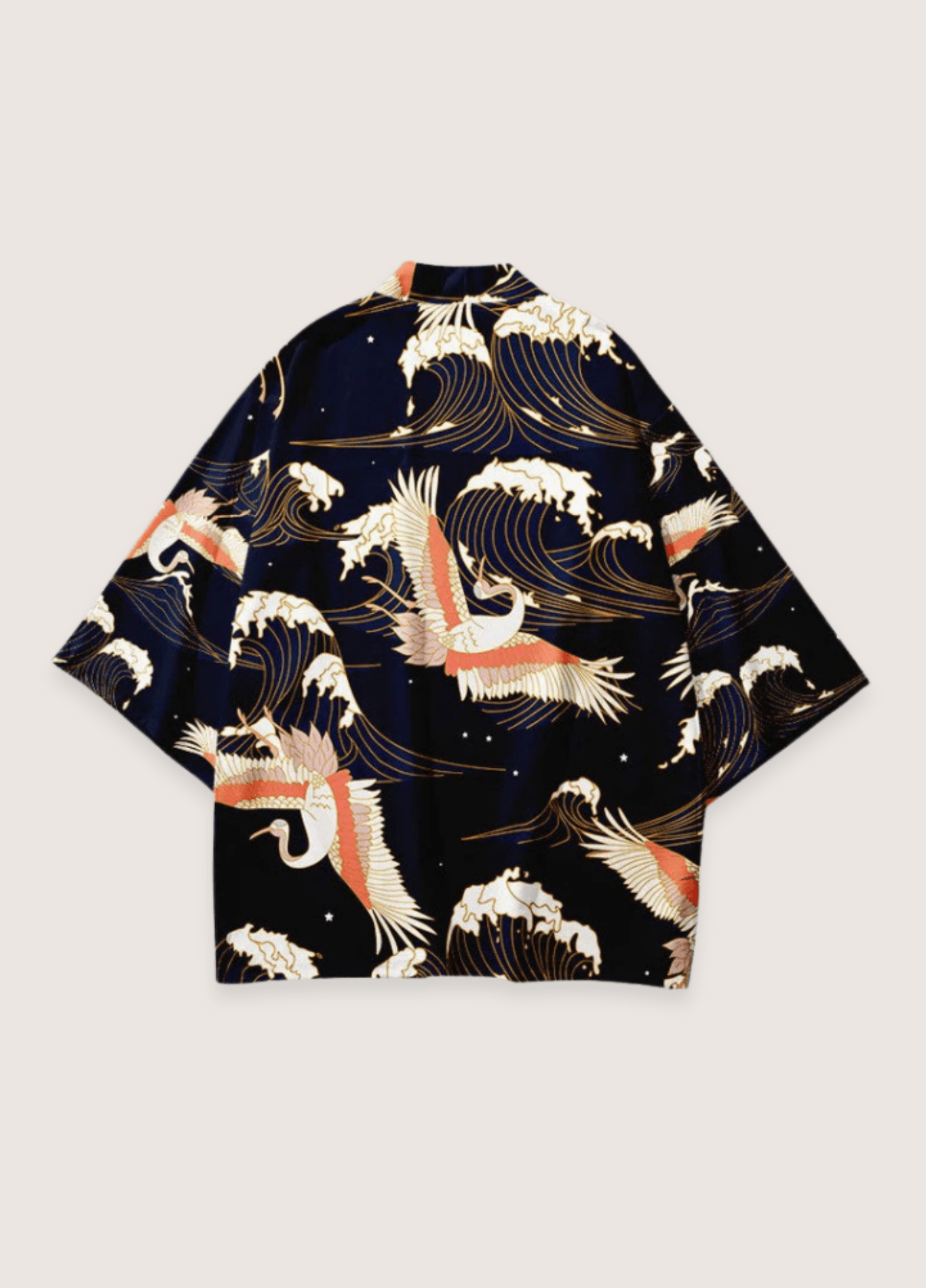Kimono court homme grues | Taka