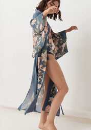 Kimono long bleu | Aoi