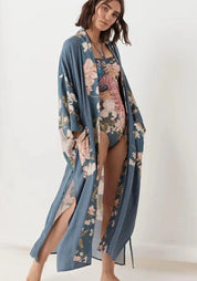 kimono plage femme
