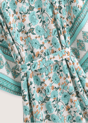 Kimono long été femme vert | Umi