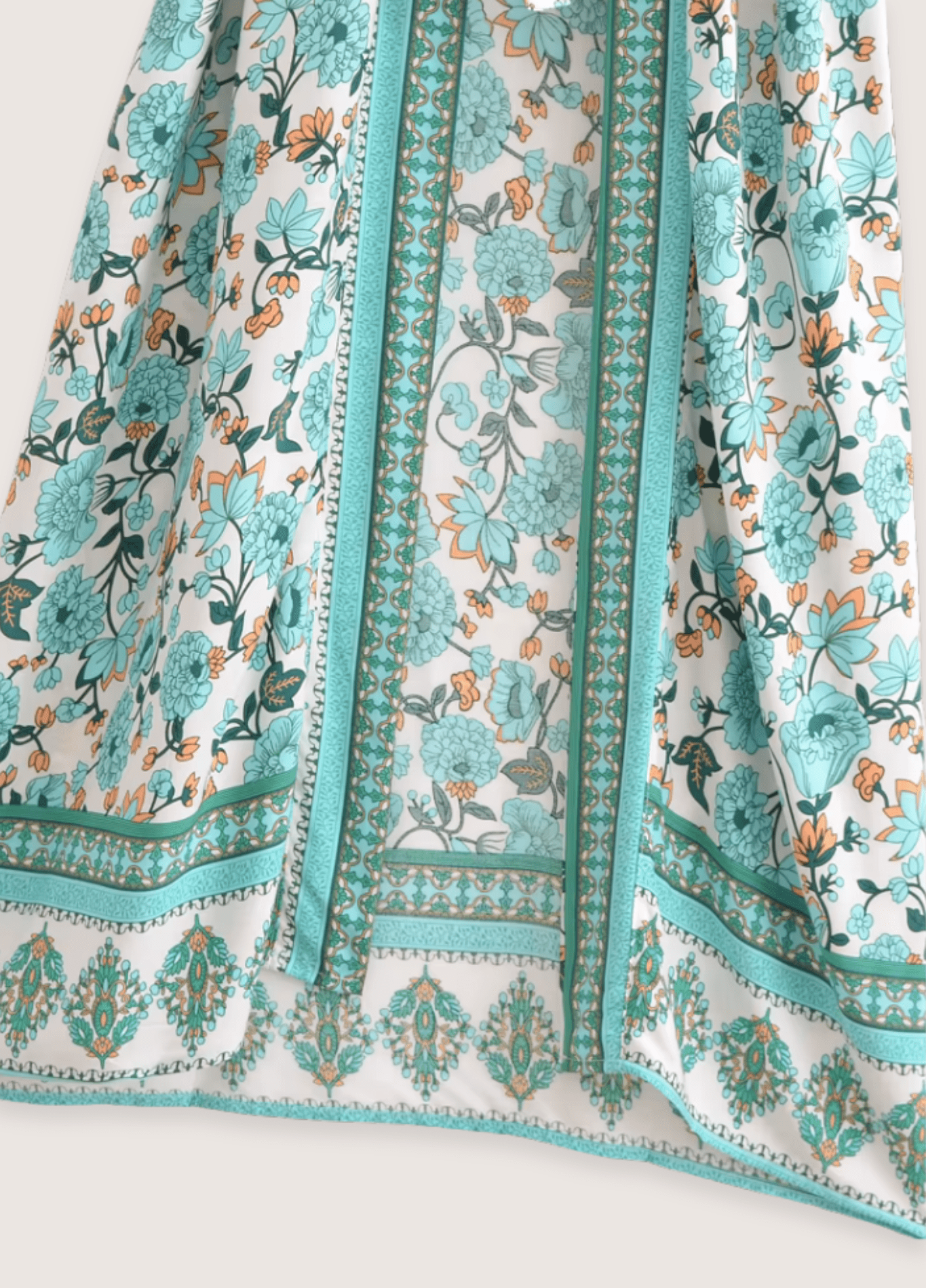 Kimono long été femme vert | Umi