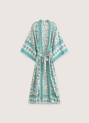 Kimono long été femme vert | Umi