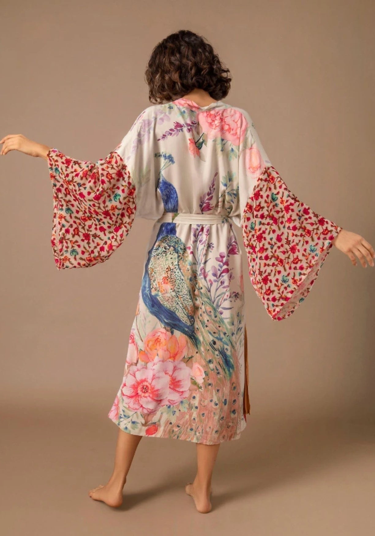Kimono long blanc femme | Shiro