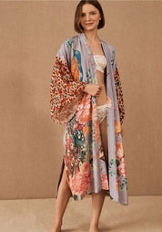 Kimono femme long soirée violet | Murasaki
