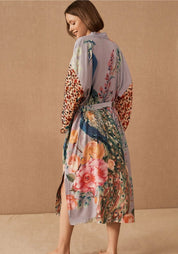 Kimono femme long soirée violet | Murasaki