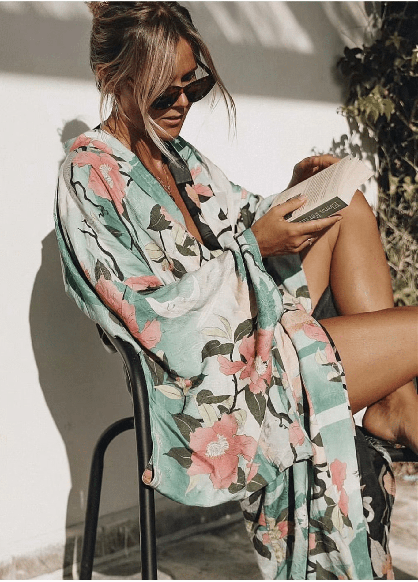 kimono plage femme