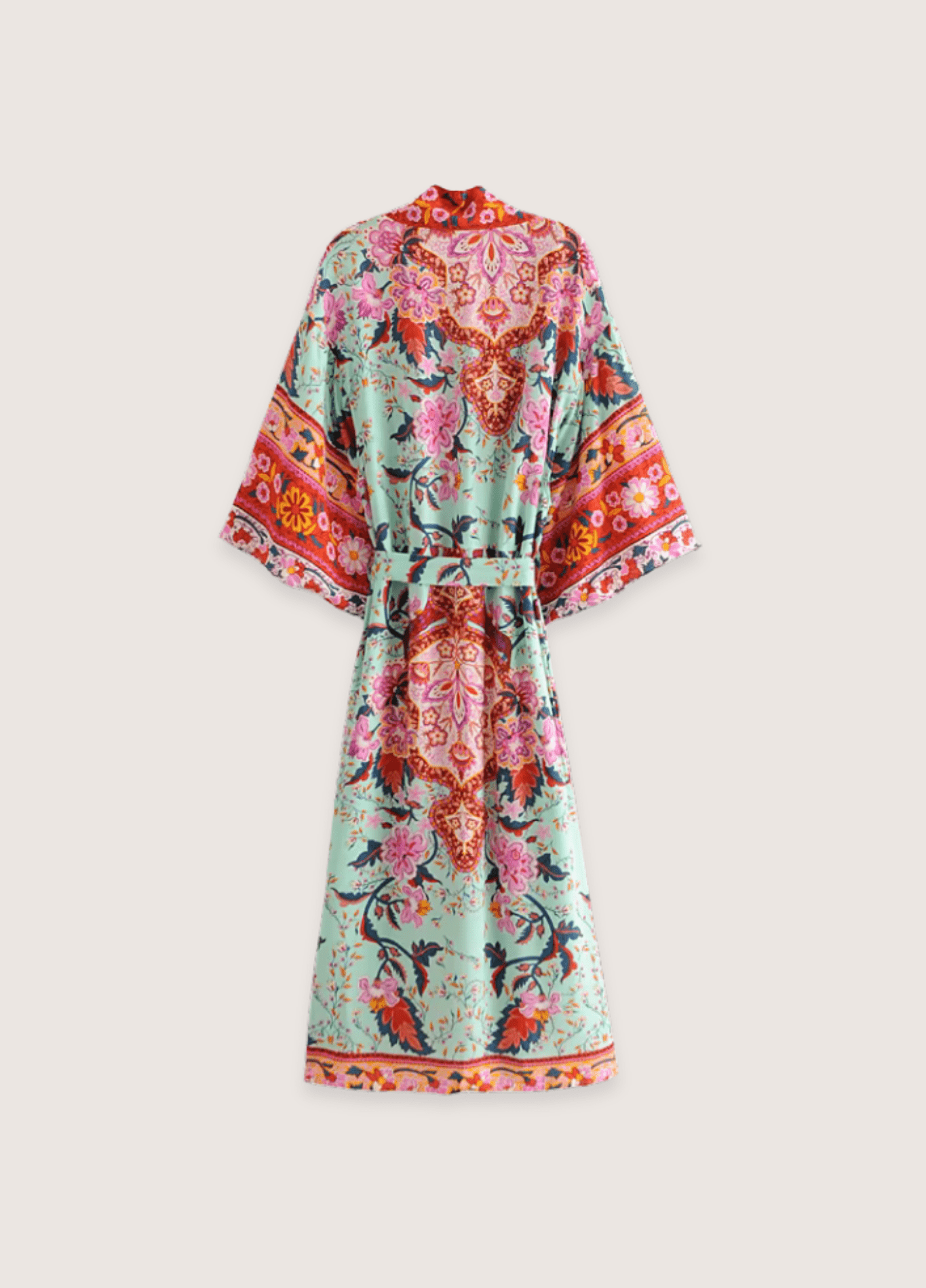 Kimono long floral vert | Midorihana