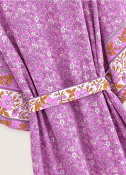 Kimono long rose floral | Hanasaki