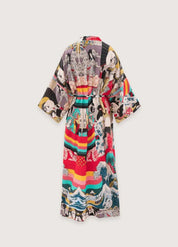 Kimono long japonais - Élégance traditionnelle-Kimikono