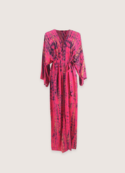 Kimono long rose fuchsia | Tsutsuji